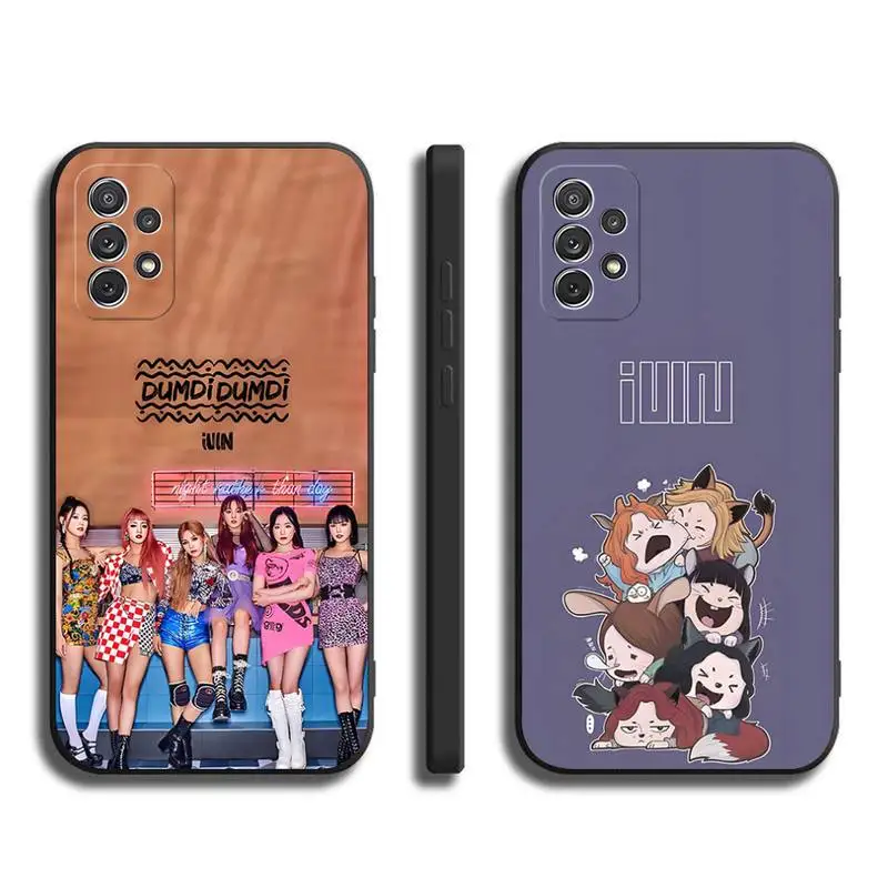

G I Girl Group DLE Phone Case For Samsung M 10 11 20 21 30 31 51 S Prime S5 6 S9 S6 S8 S7 Edge Black Soft Silicone Cover