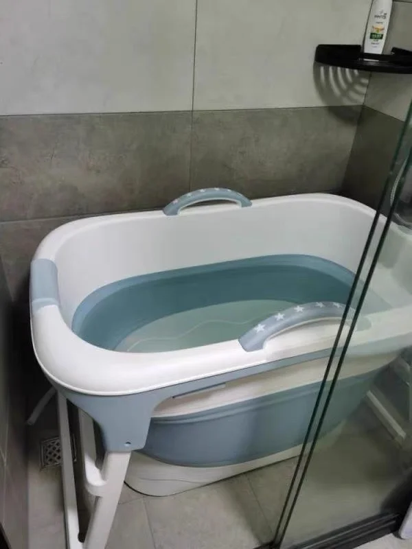 Льдовая ванна для взрослых Складная Ванна сауна бытовой шезлонг крышка ванны