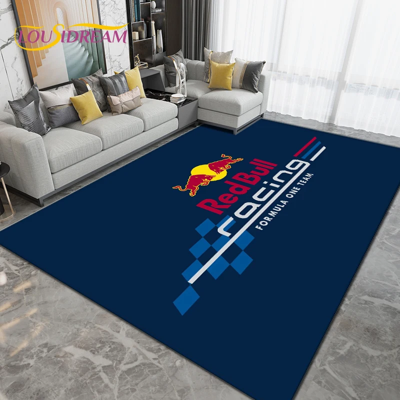 

3D Red Bull Creative Area Rug,Carpet for Living Room Bedroom Decorative,Kids Play Crawl Rug,Kitchen Bathroom Non-slip Floor Mat