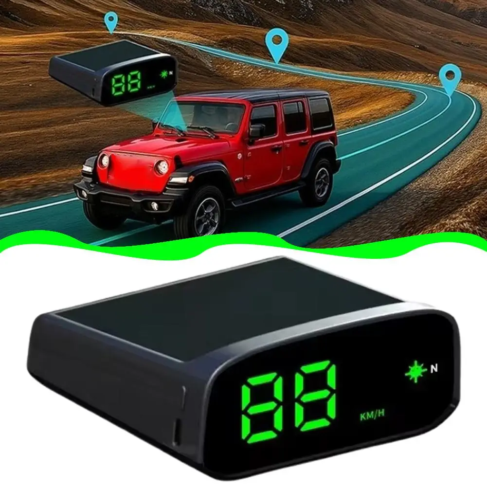 Проекционный дисплей GPS HUD, универсальный автомобильный спидометр (KMHMPH), USB-кабель, Plug & Play, GPS и Beidou, система двойной спутниковой навигации (art.: 3920da472b002) - 3920da472b002
