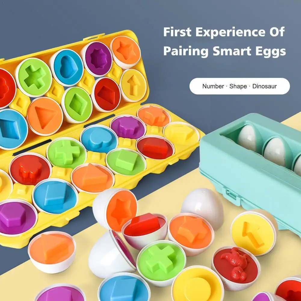 

Яйца Монтессори, игрушки для детей, яйцо, головоломка, сортировщик, форма, подходящая игра, игрушки для обучения детей, обучающие игрушки для детей Z9w6