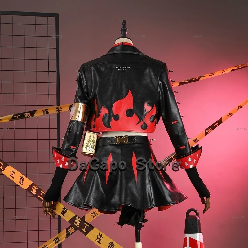 Zenless Zone Zero Burnice Whita Косплей Костюм Парик Девушки Наряд Аниме Женщина Сексуальная