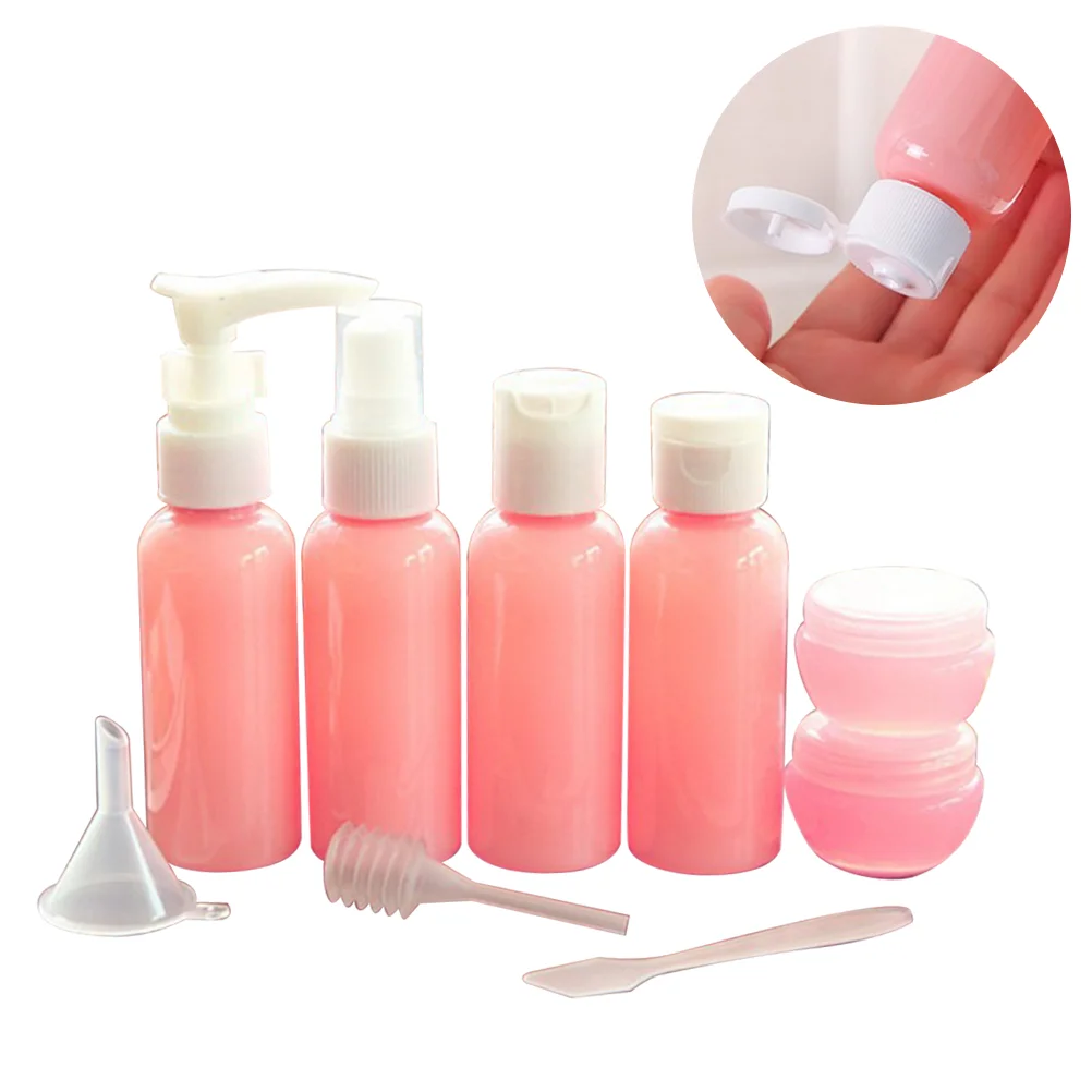 

9pcs Bottles Leakproof Bottles Small Approved Free Refillable Empty Bottle