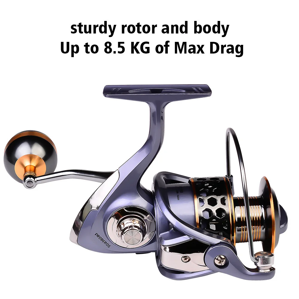 

Topline Tackle NEW DR2000-7000 Ultralight Fishing Reel Grip 5.2:1 High Speed Spinning Reel Carp Fishing Saltwater Wheel