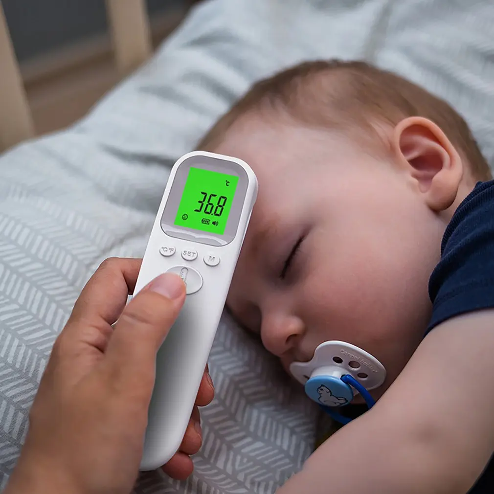 FTW01 Infrared Fever Thermometer Medical Household Digital Infant Adult Non-contact Laser Body Temperature Ear Thermometer