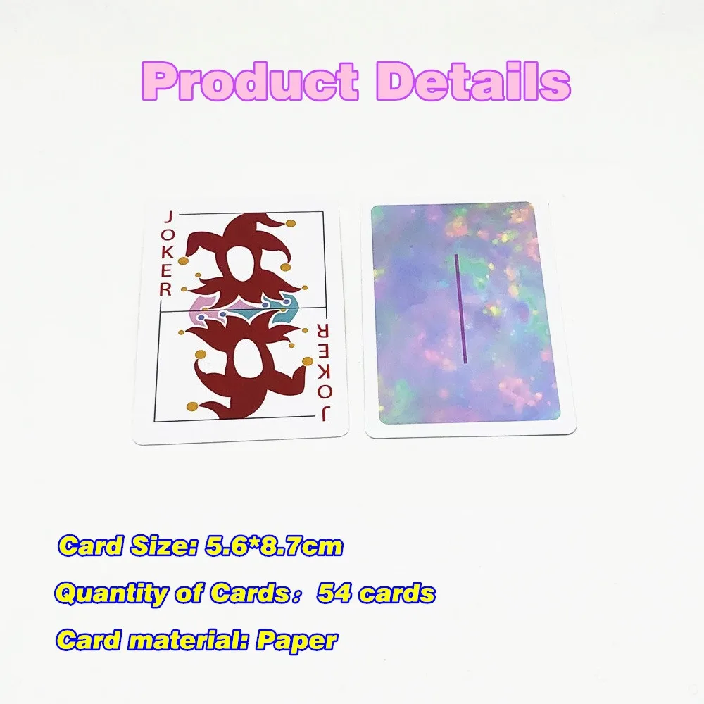 Новые 1 колода крутые покерные карты бумажные игральные семейная партия игра