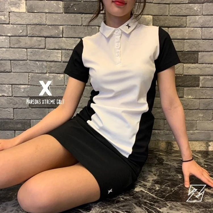 

Golf New Women's Clothing T-Shirt Short-Sleeved Casual Outdoor Sports Slim Breathable Elastic Fashion All-Match Anti-Pilling