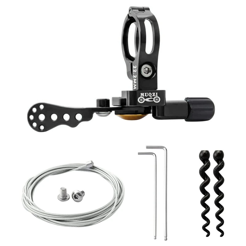 

MUQZI Mountain Bike Dropper Seatpost Bike Seatpost Dropper Remote For 22.2Mm Bike And Road Bicycle Handlebars