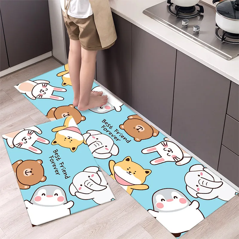 

Моющийся нескользящий кухонный напольный Настенный Коврик, Длинные Придверные коврики для гостиной, спальни, ванной, входа, молитвенный коврик