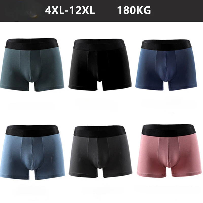 Мужские боксеры 180 кг 12XL 11XL нижнее белье женское Высококачественные мягкие трусы