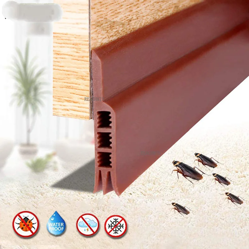 

Self Adhesive Door Draft Stopper Under Door Draft Blocker Insulator Door Sweep Weather Stripping Noise Stopper Strong Adhesive