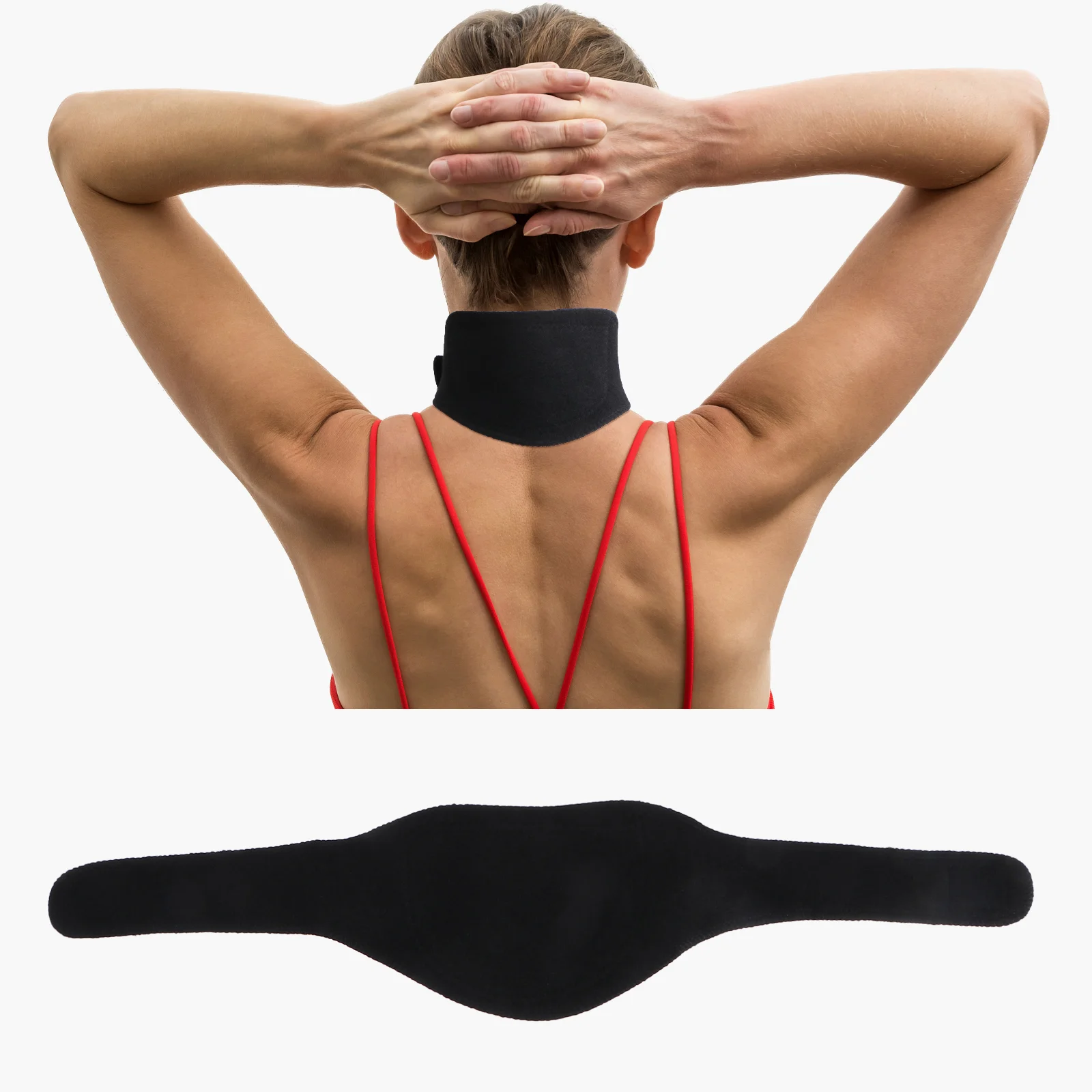 

Neck Brace Cervical Wrapsupport Collar Thermal Tourmaline Heating Protectoradjustable Guard Self Heat Cover Strap Device