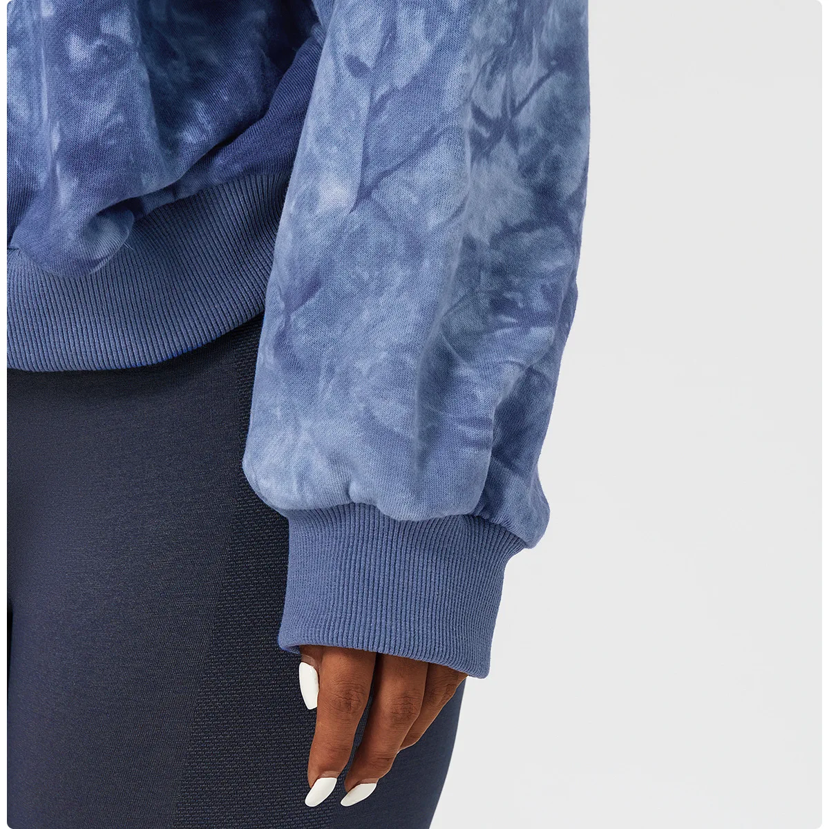 Wyplosz Solid Yoga Long Shirt Exercise Workout Running Fitness Sexy Items Gym Winter Loose Bandage Tie-dyed Sweater Loose Casual