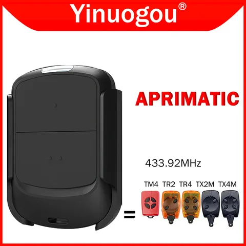 APRIMATIC TM4 TR2 TR4 TX2M TX4M Гаражная дверь пульт дистанционного управления 433,92 МГц электрические затворы пульт дипликатор / с зажимом