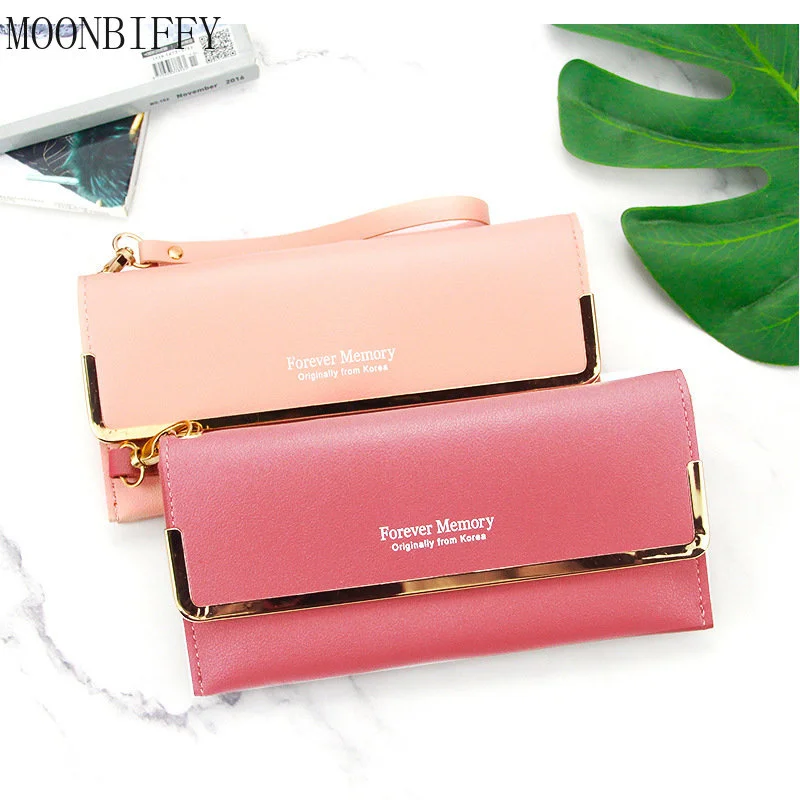 

Women Wallet Anti Theft Leather Wallets for Woman Long Zipper Large Lady Clutch Bag Female Purses Card Holder Purse Cartera