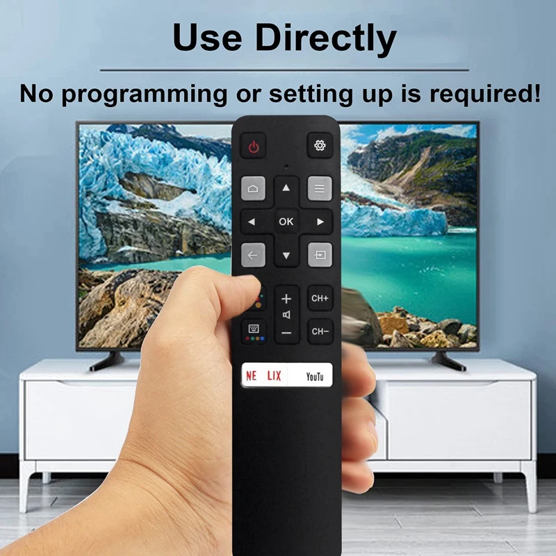 Пульт дистанционного управления RC802V FNR1 для TCL Android 4K UHD Smart TV 65P8S 65P8 55P8S 55P8 49P30FS 55EP680