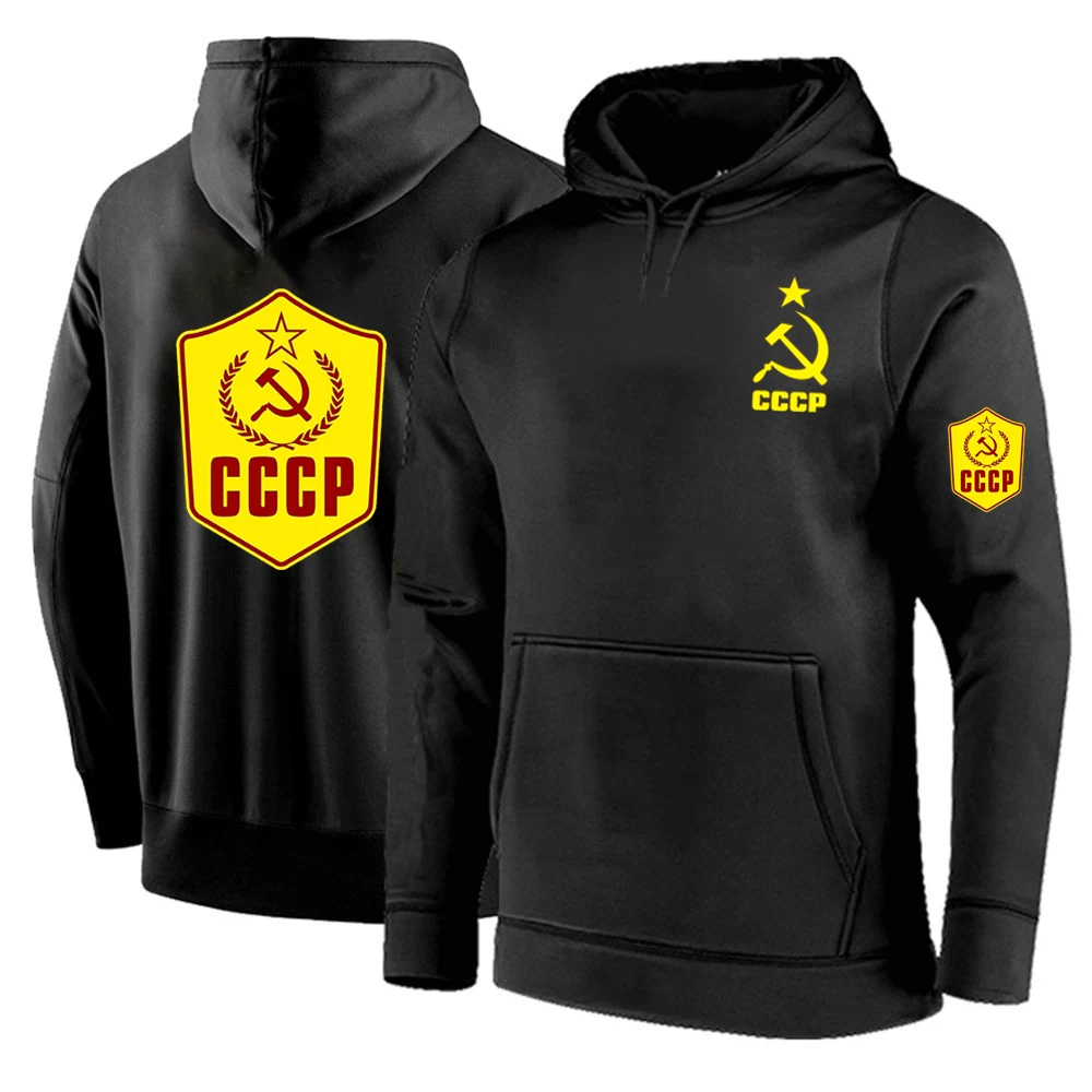 

2022 Autumn Winter Brand CCCP Mens Hoodies Sweatshirts Men High Quality Letter Printing Long Sleeve Fashion Mens Hoodies