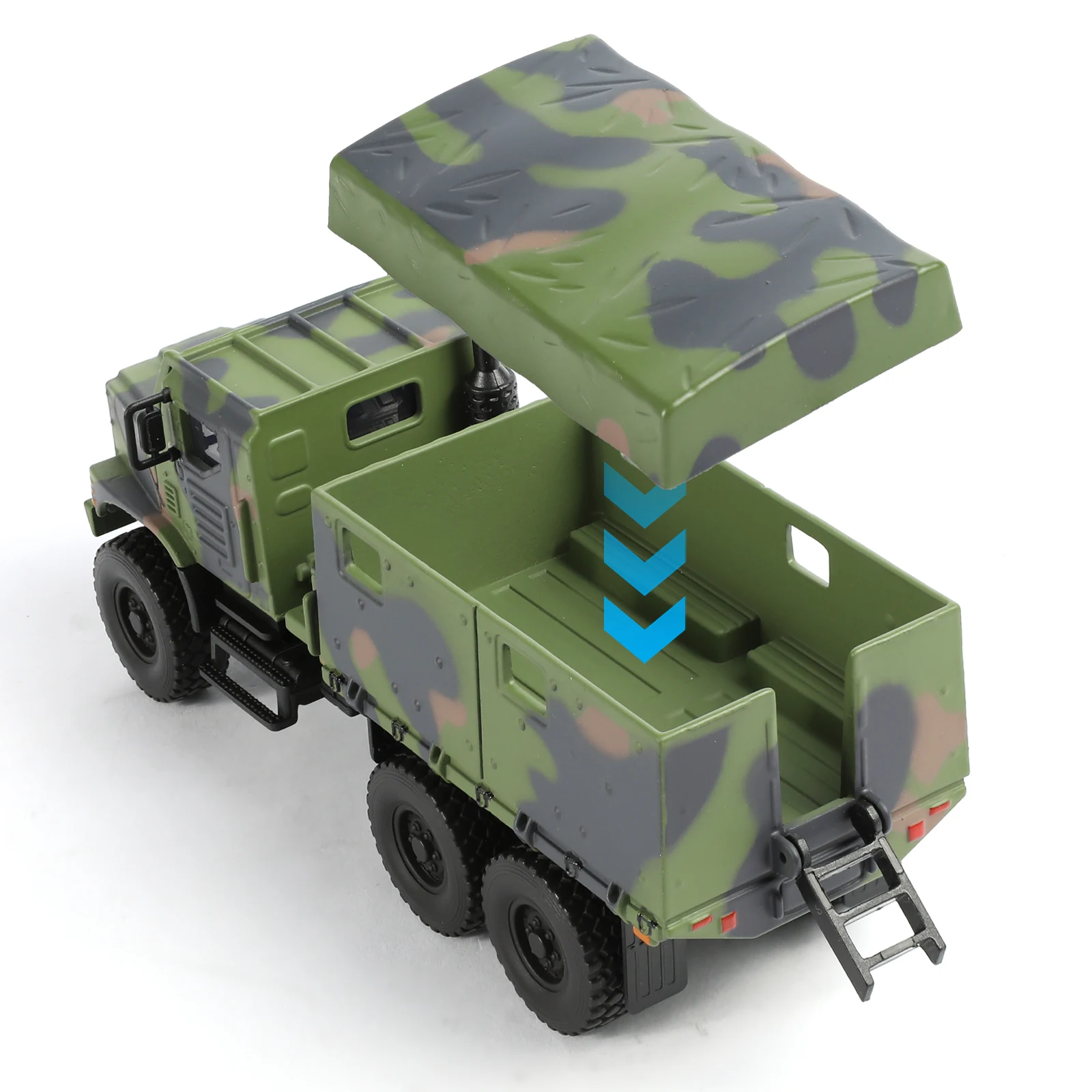 Фото Модель грузовика NUOTIE 1:64 MTVR MK23, коллекционная, детализированная, военная реплика, для энтузиастов, подарок на Рождество/День рождения для мужчин и мальчиков №5