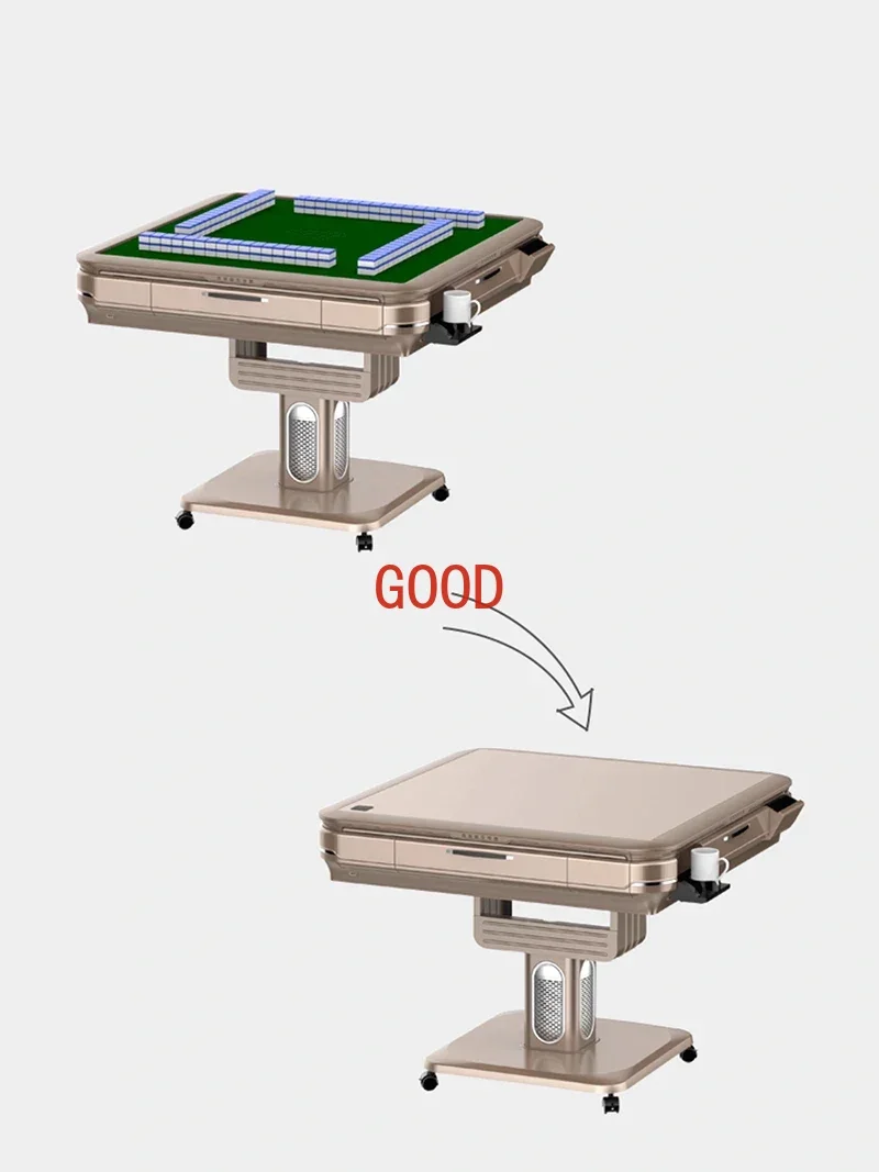 Простой обеденный стол с теплой бризой Складной Мобильный развлекательный для