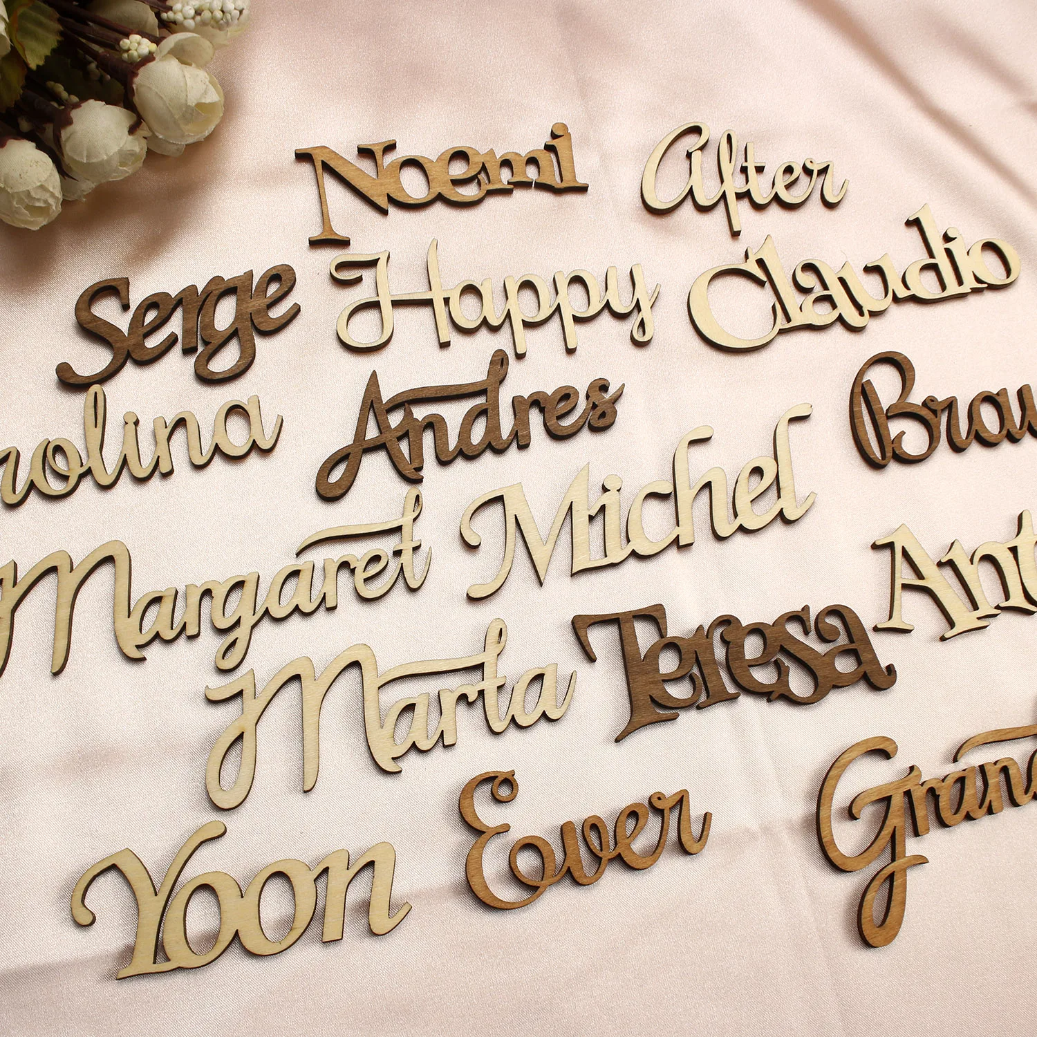 

Personalized Wedding Venue Table Cards,Laser Cut Names,Custom Guest Names,Wooden Names,Bride and Groom,Birthday Location Cards