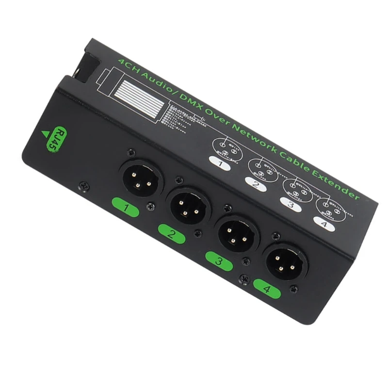 Мужской женский удлинитель сигнала через RJ45 4-канальный адаптер кабеля Ethercon для