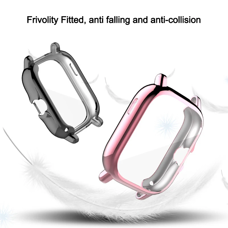 Защитный чехол из ТПУ для часов Amazfit GTS 2 2E 3 4 Huami BIP U Pro S Lite