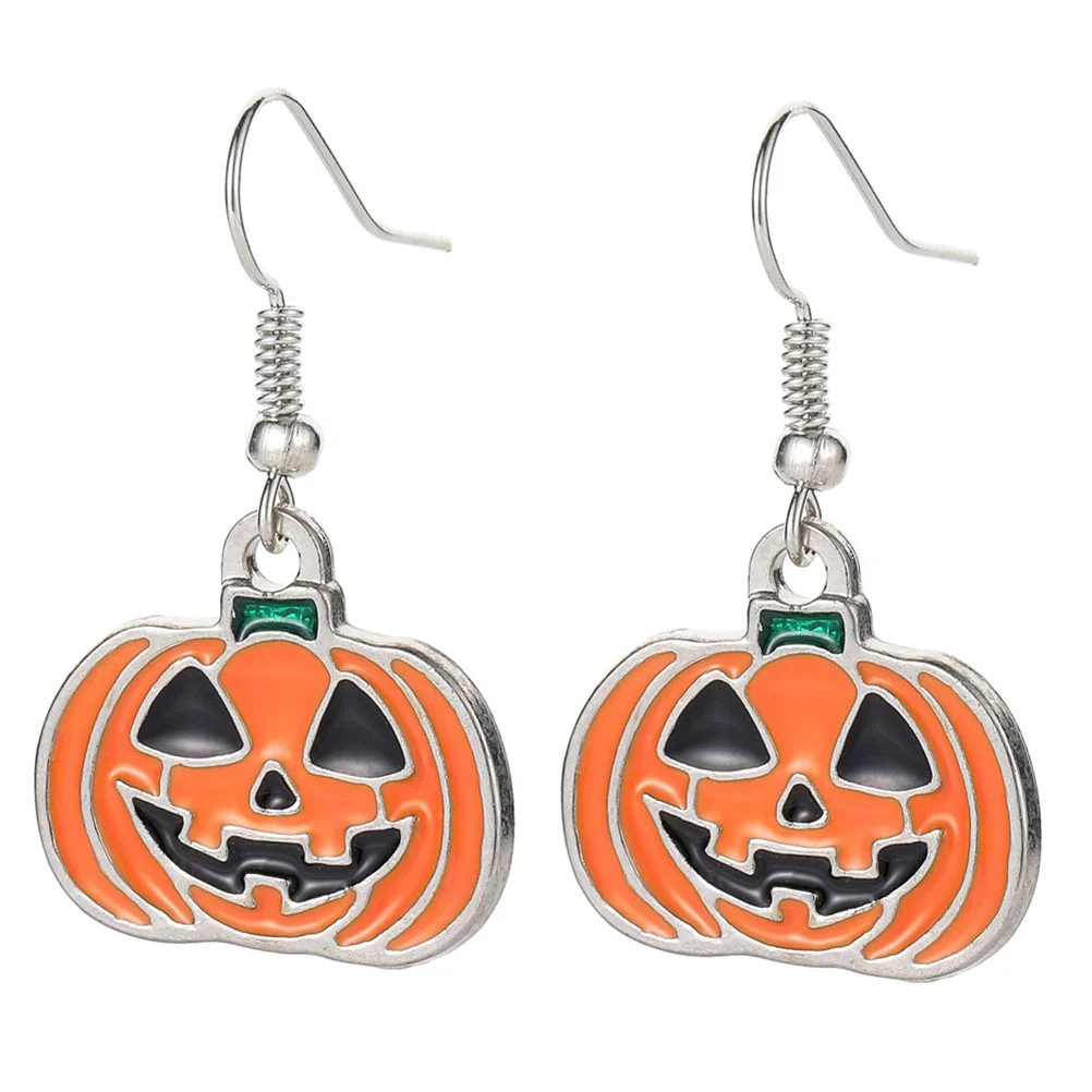 3 пары серег для девочек женские ювелирные изделия европейские и тыквы висячий