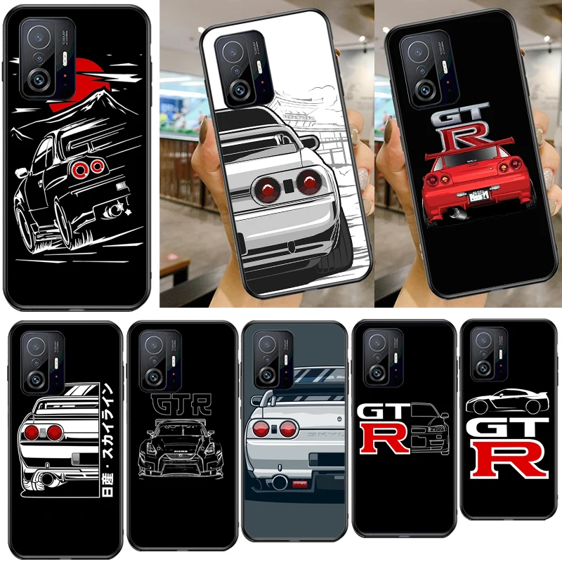 

Чехол для телефона Skyline GTR R32 для Xiaomi 11T Pro Mi 11T 10T Pro Mi 11 Lite, чехол для POCO F3 M3 M4 X3 Pro GT