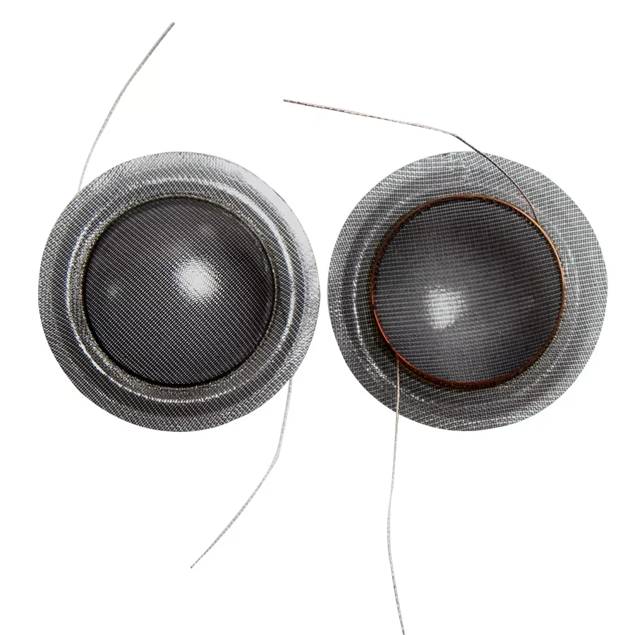 

2PCS 20 20.4 Core Treble C3/4 Crystal Film 20.4mm Coil Black Transparent Film High Voice Coil Film 8ohm Speaker Repair Parts