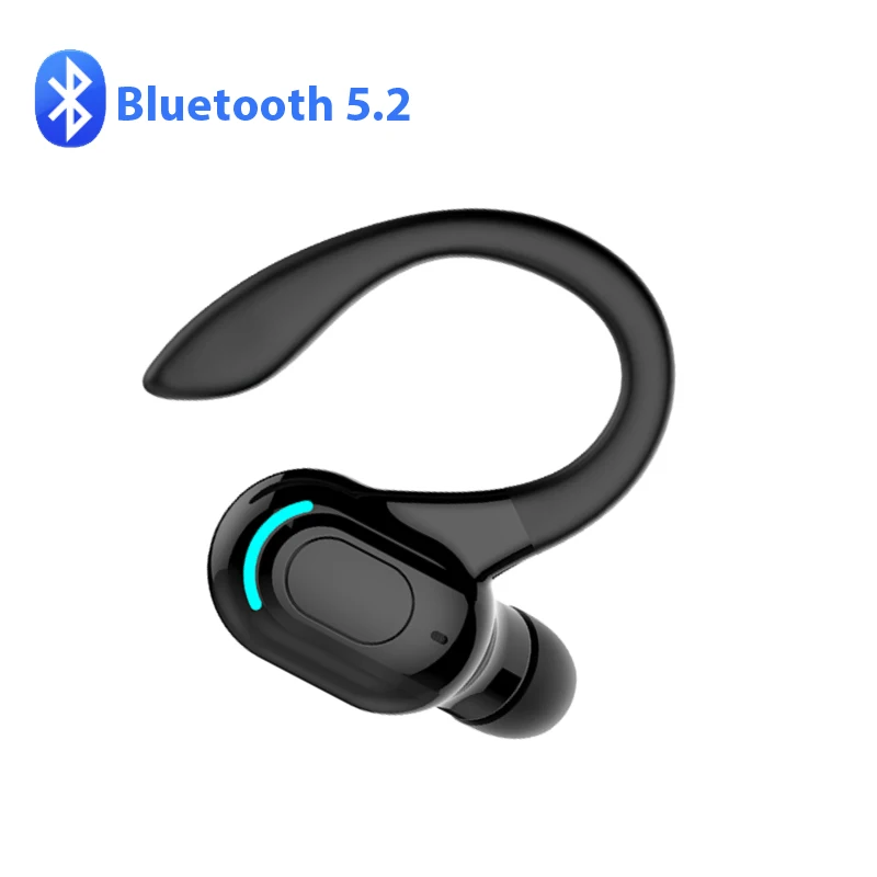 

F8 Bluetooth 5.2 Wireless Earphone HD surround sound IPX4 waterproof Ear Hanging Sports Headset Noise reduction Headphone