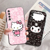 cute hello kitty kromi phone case for huawei honor 10 v10 10i 10 lite 20 v20 20i 20 lite 30s 30 lite pro soft silicone cover