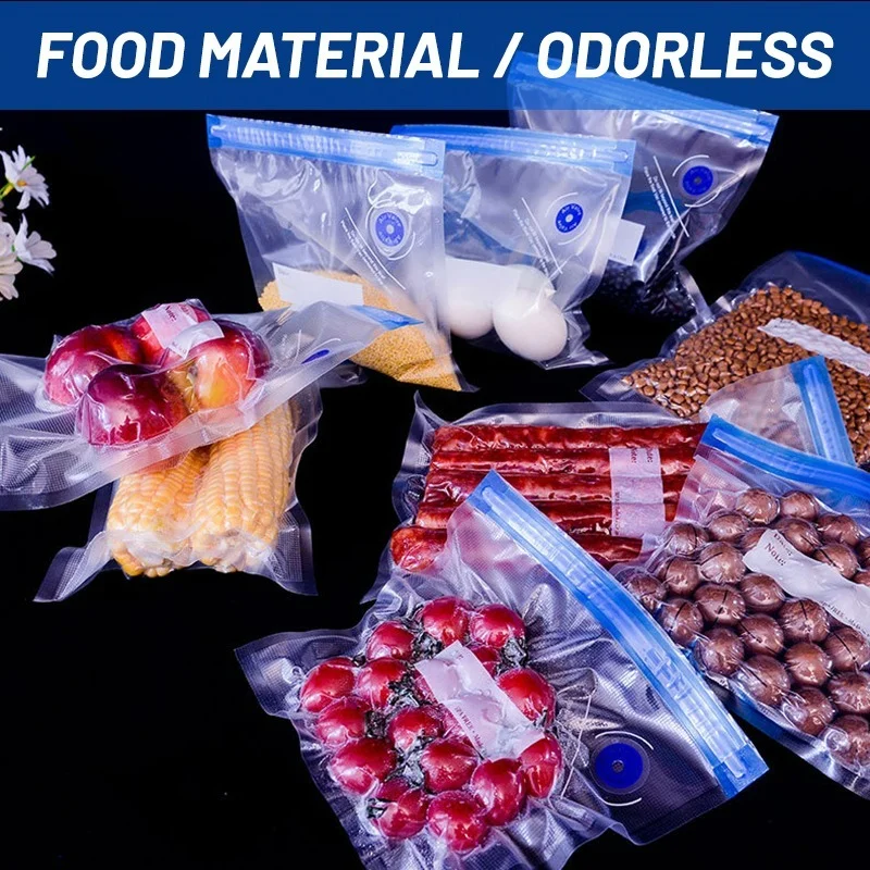 10 шт./компл. Многоразовые Пакеты для вакуумной упаковки еды бытовой вакуумный