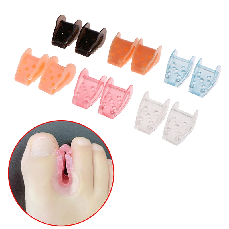 

2PCS Silicone Foot Finger Toe Separator Adjuster Hallux Valgus Pedicure Corrector Feet Care Bunion Bone Thumb Valgus Protector