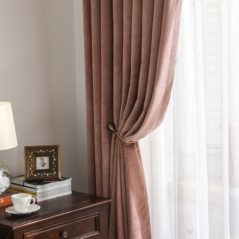 Роскошные плотные бархатные занавески для гостиной столовой спальни простые