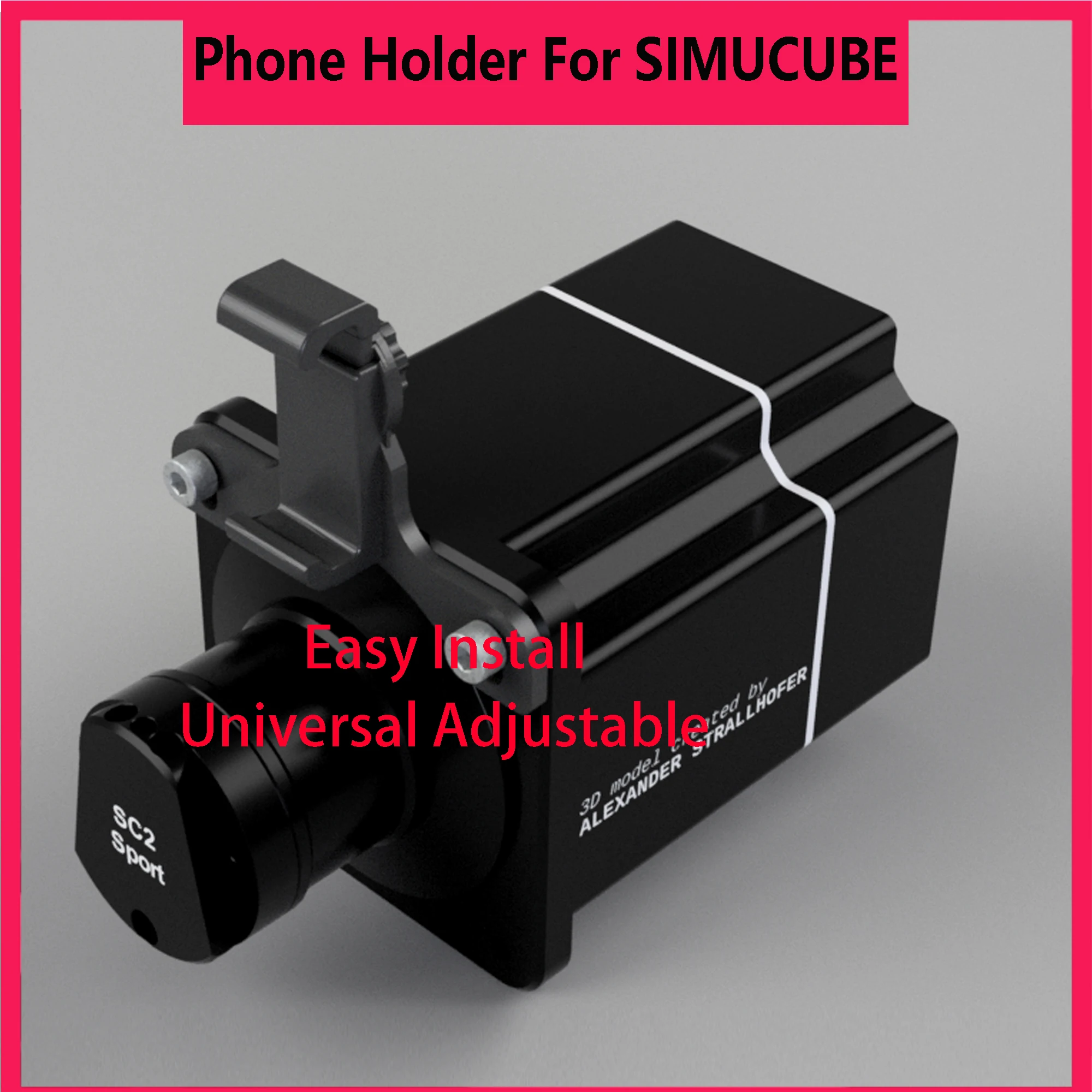 SIMPUSH Универсальный держатель для телефона подставка совместимая с SIMUCUBE BASE —