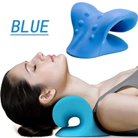 neck shoulder stretcher relaxer cervical chiropractic traction device pillow for pain relief cervical spine alignment gift