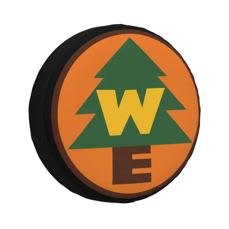 

Wilderness Explorer Logo Spare Wheel Cover for Jeep Honda 4x4 SUV Happy Camper Camping Tire Protector 14" 15" 16" 17" Inch