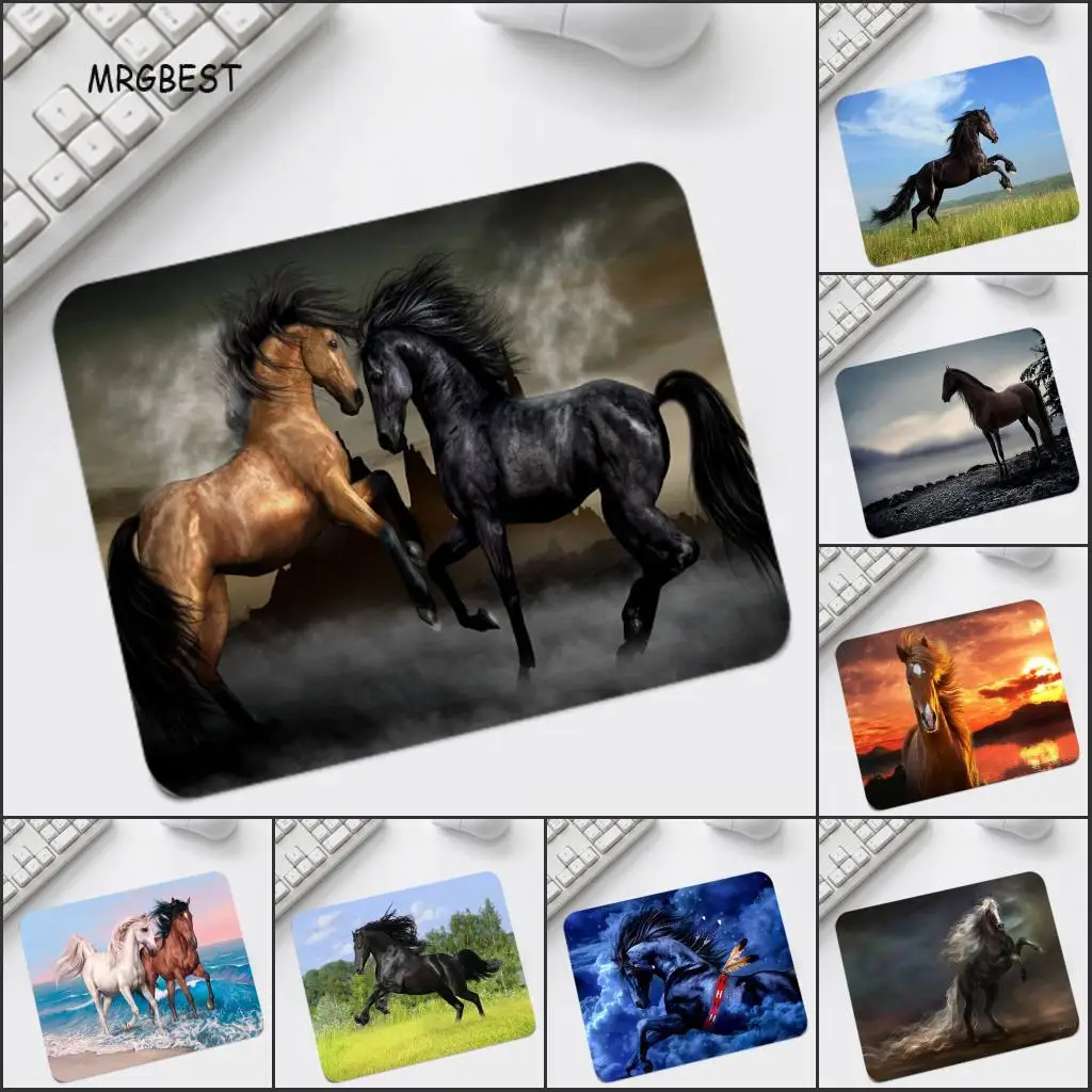 

Horse Mat Pad Mice Size 220x180x2mm Big Promotion Desktop Laptop PC No Locking Edge Desk Pad Mice Mat Free Shipping for Home