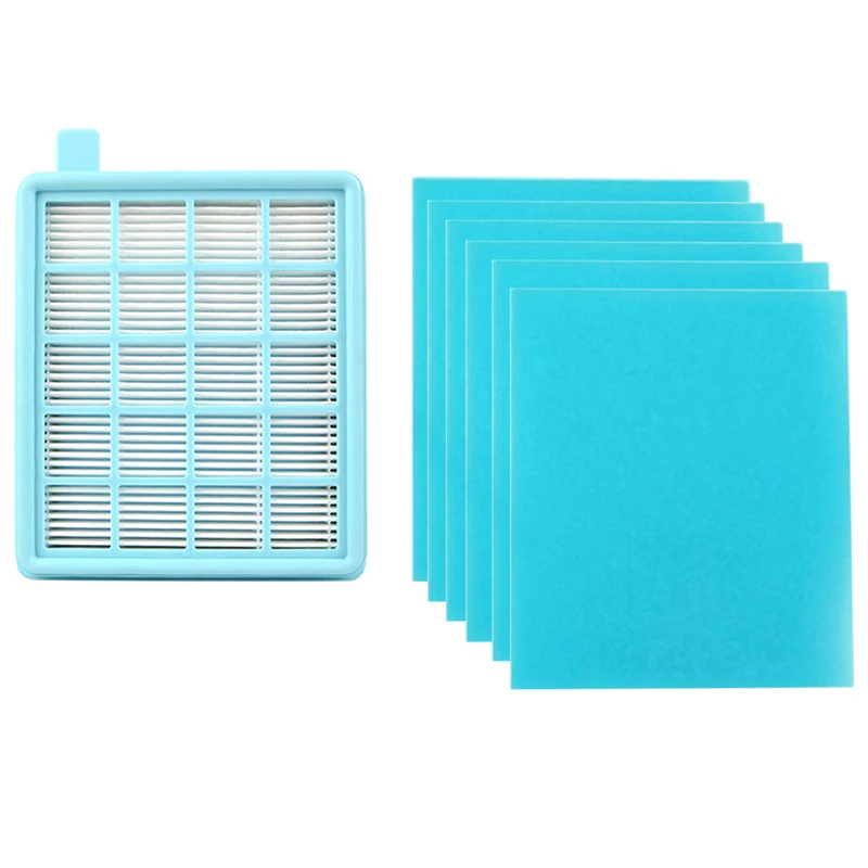 

7Pcs/Lot Filter Mesh HEPA Filters For Vacuum Cleaner FC8515 FC8516 FC8517 FC8470 FC8471 FC8630 FC8631 FC8632