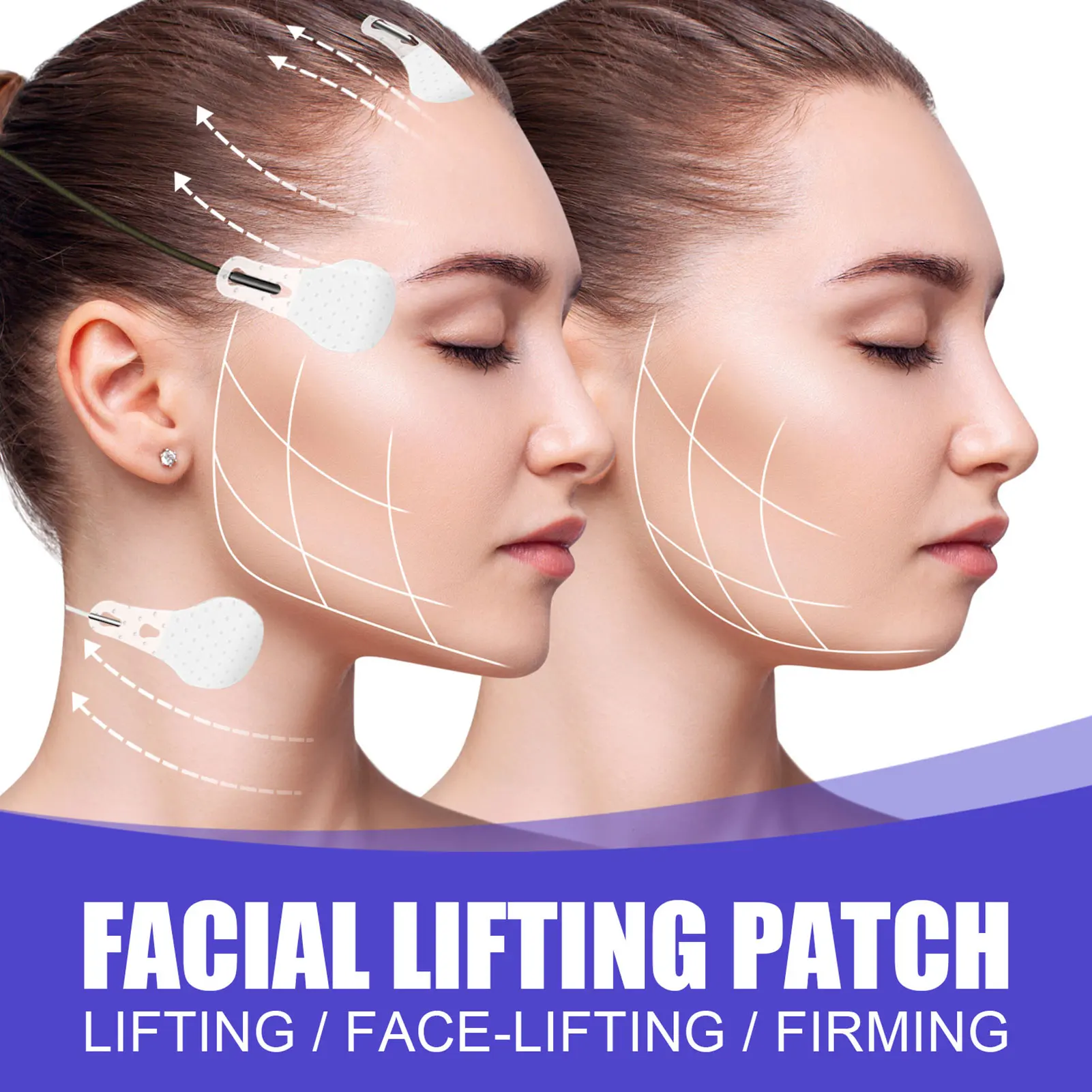 

Face Wrinkles Patches V-face Thin Self Adhesive Facial Lift Tape Invisible Sticker Skincare Beauty Tools Tighten Face Skin