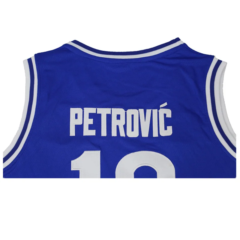 2024 Баскетбольные майки CIBONA 10 PETROVIC Шитье с вышивкой Спортивная одежда на открытом