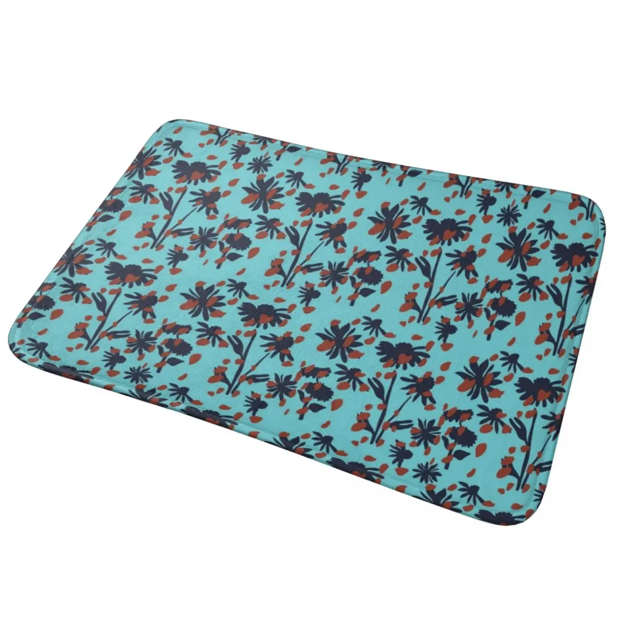 

Baby Blue Doormat Non-slip Super Absorbent Bath Mats Home Entrance Rugs Kitchen Living Room Bedroom Carpet Outdoor Footpad