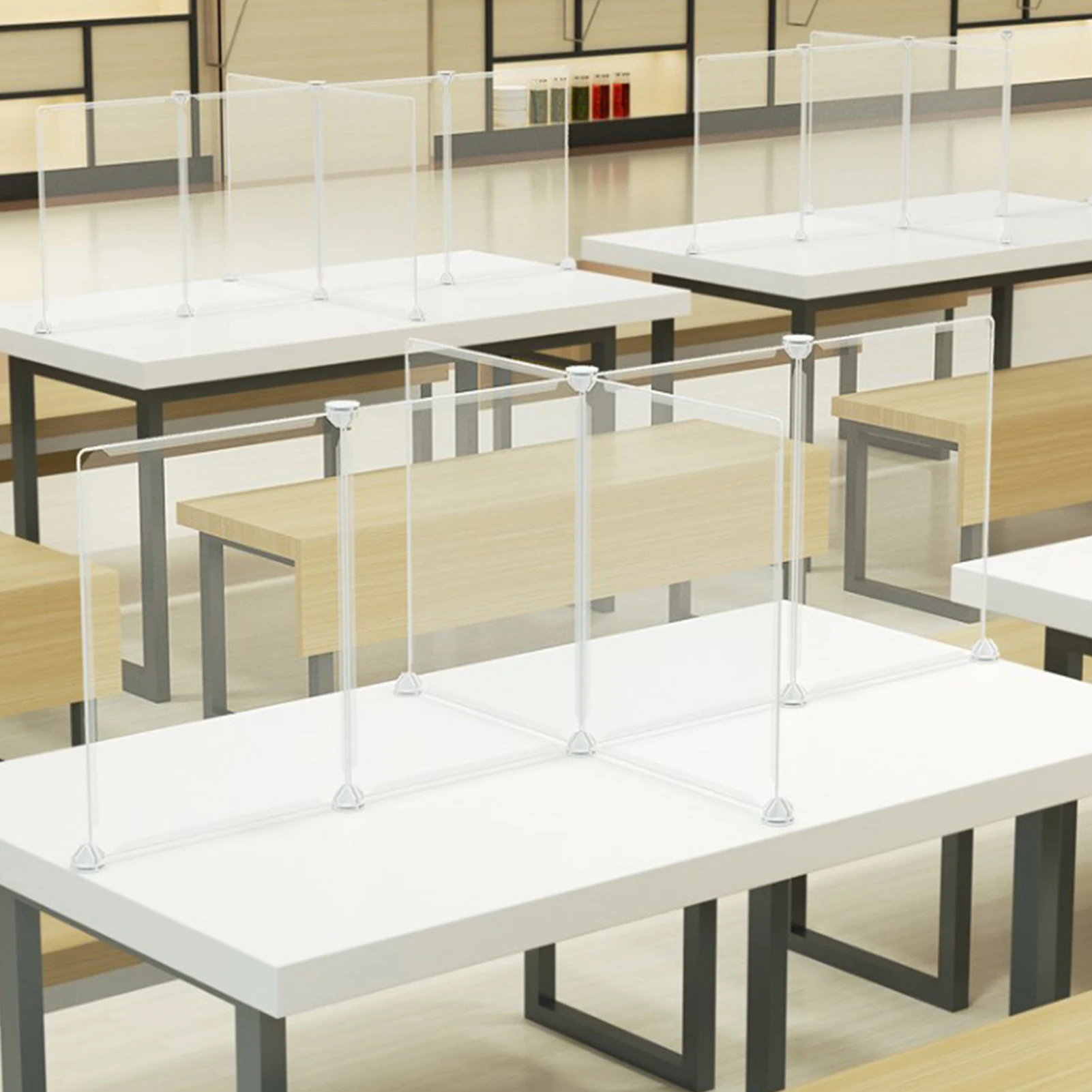 

Защитный экран для чистого стола для студентов, прозрачный разделитель для компьютера из смолы, прозрачная защитная перегородка для рабоче...