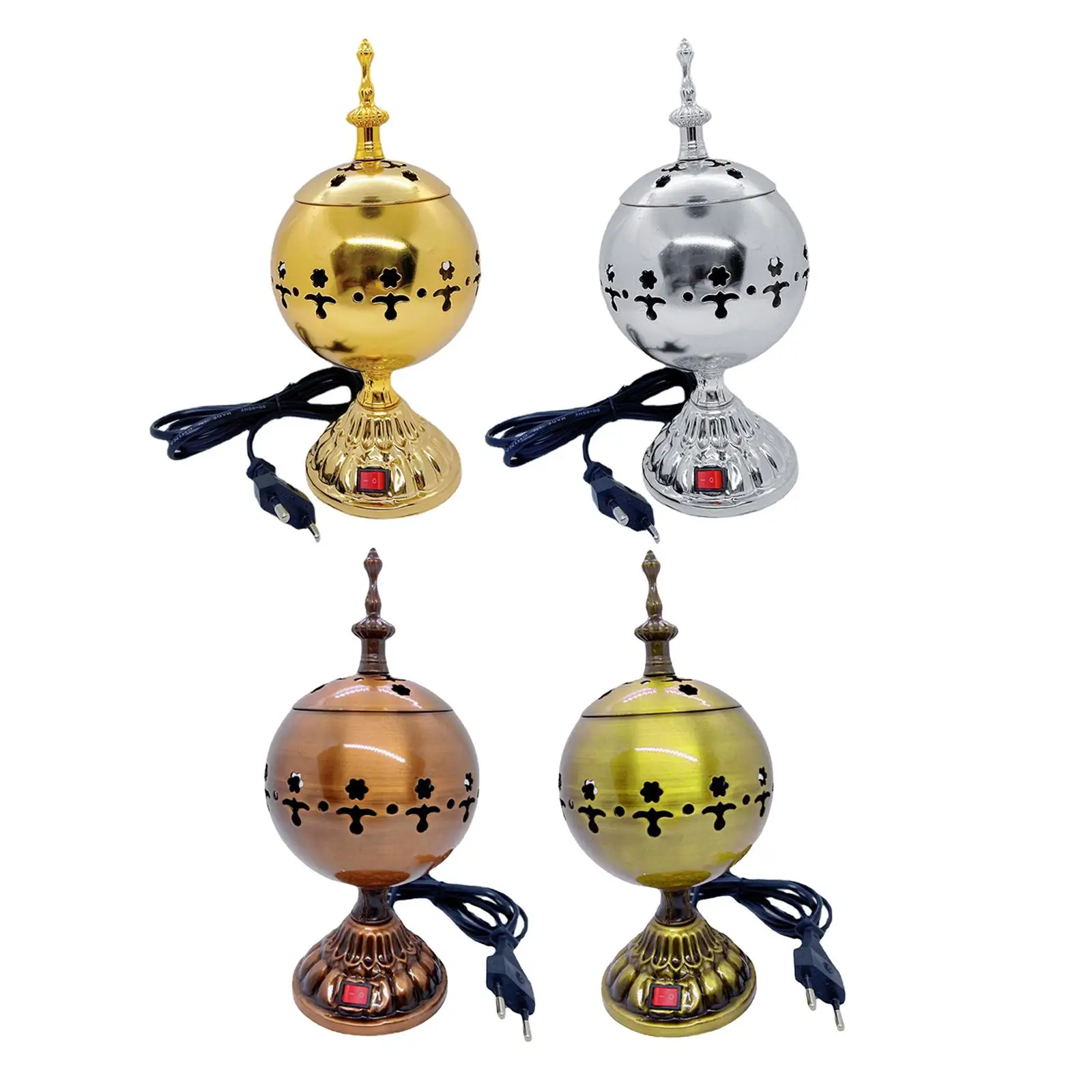 

Металлическая горелка для благовоний 12 "(H), Арабская курильница, ладан, сандаловая курильница для офиса