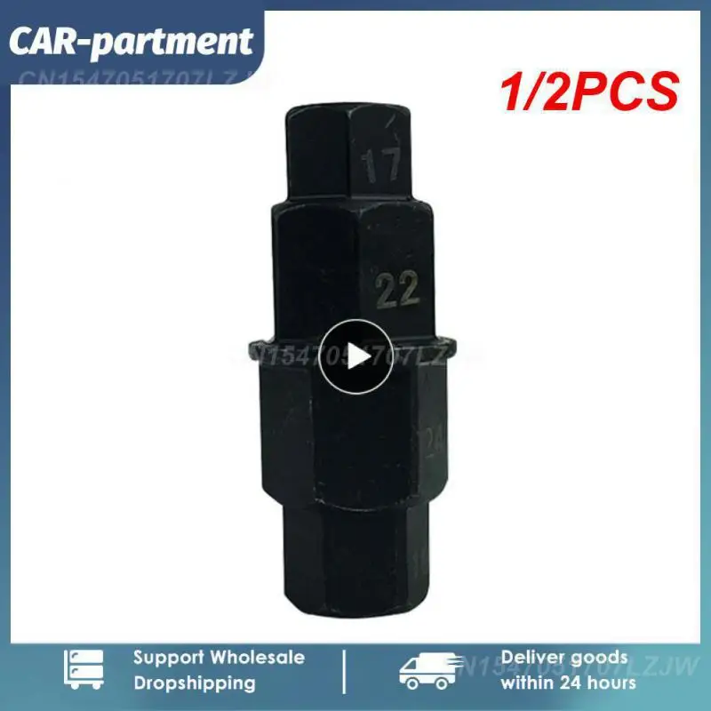 

1/2PCS 19 22 24mm Motorcycle Front Rear Wheel Hex Spindle Driver Removal Axle Tool For Honda Kawasaki Suzuki YAMAHA