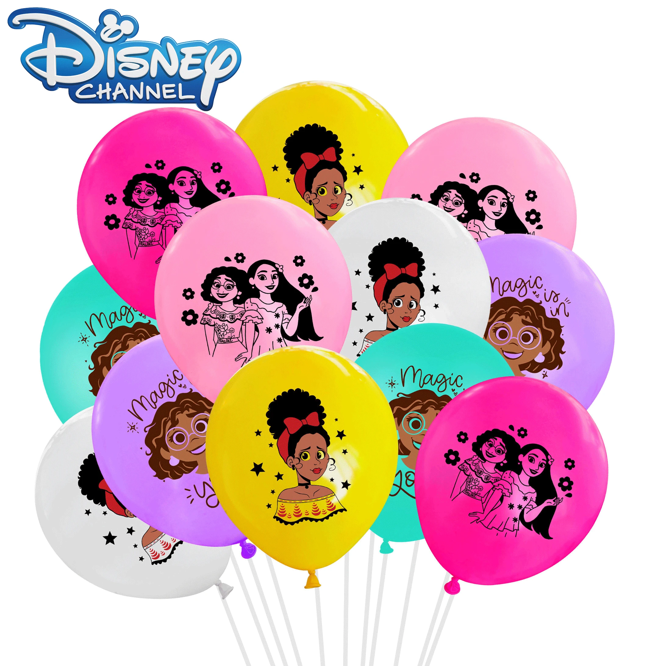 

Disney Encanto Balloons Cute Anime Girl Figure Children's Birthday Decoration Balloon Set Toys for Kids Gift Free Shipping Items