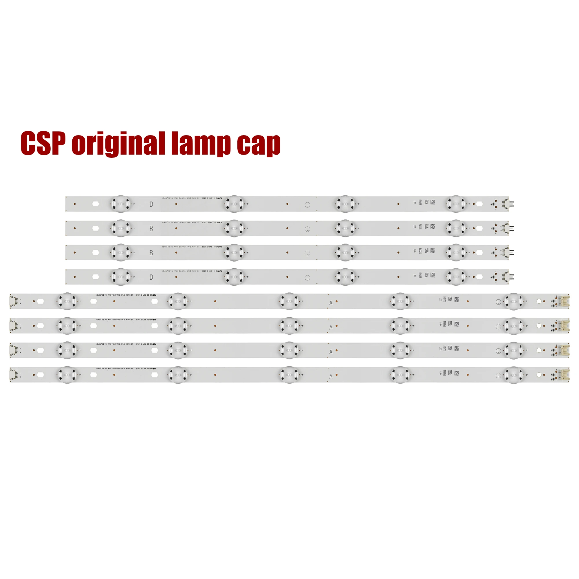 Новинка 1 комплект = 8 светодиодный т. светодиодных лент для подсветки LG 49UH610A 49UH6100