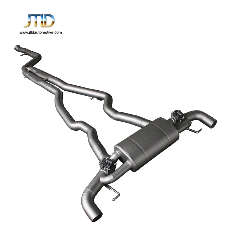 Фото Выхлопная система Catback для BMW M240i G42 3.0t с электрическим клапаном и глушителем-отсекателем №5
