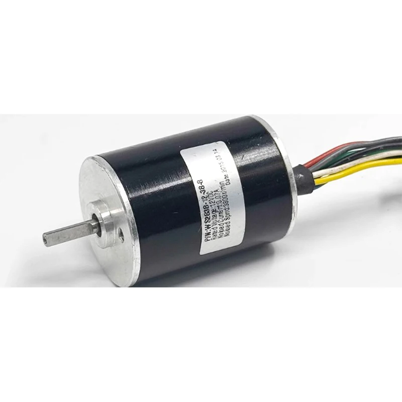 BL2838 DC12V-24V 7600RPM 3-фазный 8-проводной бесщеточный двигатель с внутренним ротором и датчиком Холла