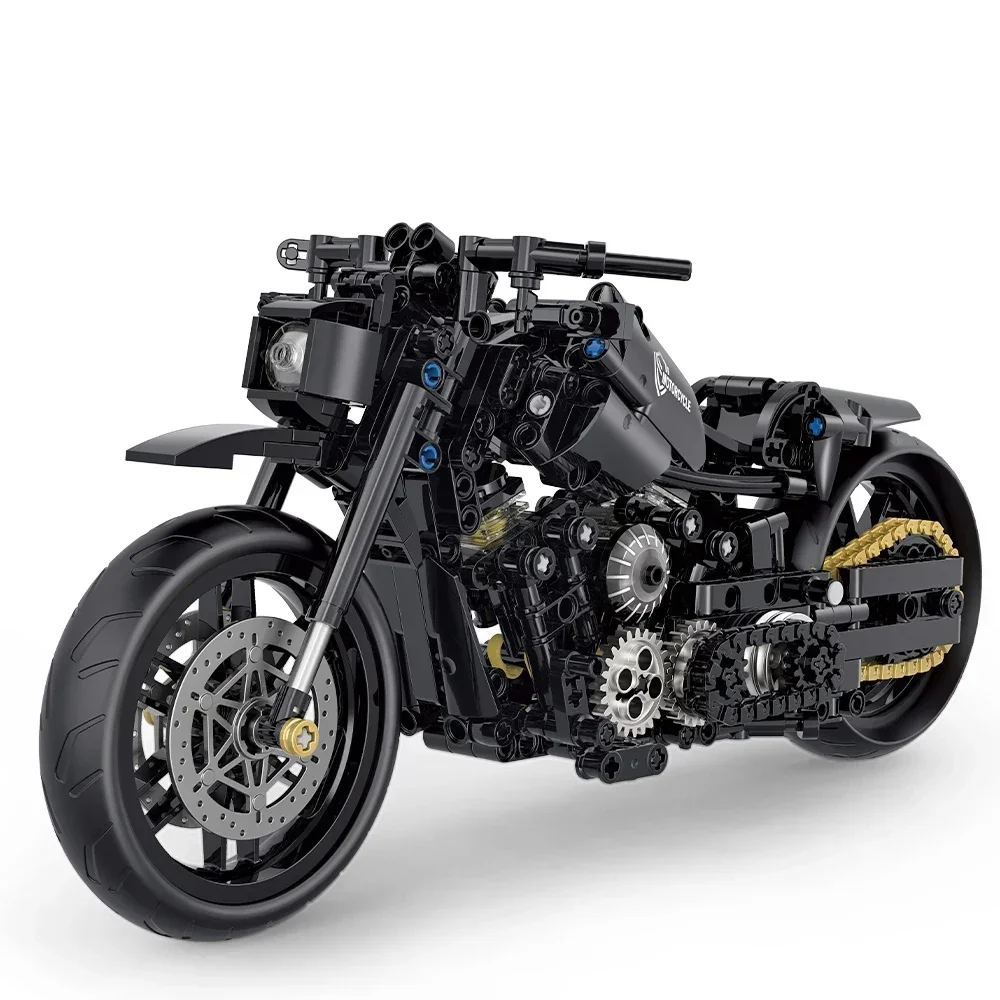 Высокотехнологичные Классические Мотоциклетные Строительные Блоки Набор 586